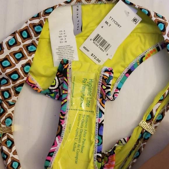 TRINA TURK Top & Bikini Set 💛💙 - Picture 8 of 9